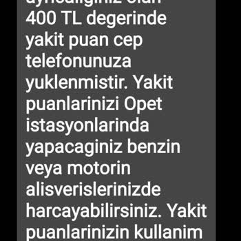 Opet Hediye Çekim Bulunmasına Rağmen Benden Ödeme Alındı