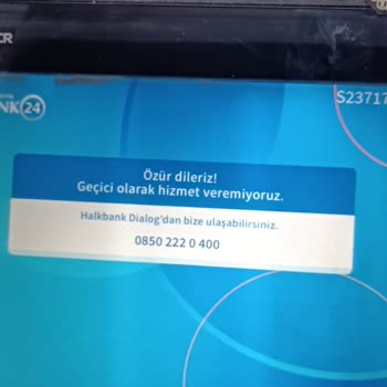 Halkbank ATM Si Paramı Alıkoydu.