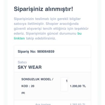 Skywear Değişim Şartını Yerine Getirmeme Ve İletişimsizlik