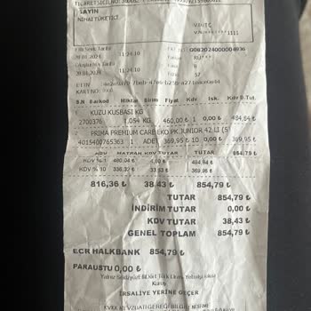 Prima Klubü E Arşiv Fatura Sorunu