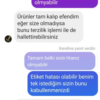 Waw Tesettür Yanlış Beden, Sıfır Memnuniyet!