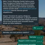 Metro Turizm Bagaj Kuponu Vermiyor