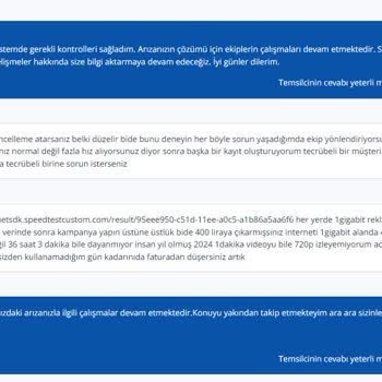 TurkNet 1 Haftadır İnternetimi Düzeltemedi