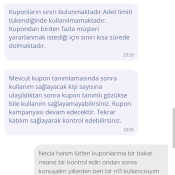 N11 Haksız Kupon İptali