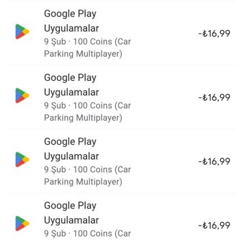 Google Play Geri Ödeme Yapmıyor