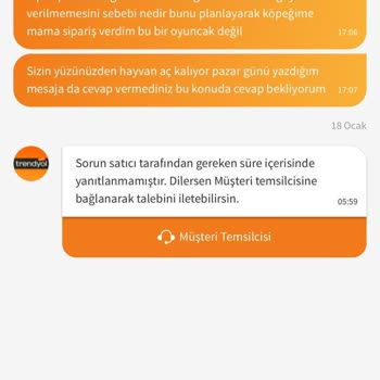 Trendyol Cocosh Pet Market 40 Gündür Gelmeyen Sipariş