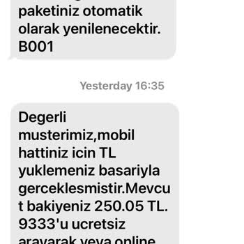 Bimcell Paket Ücretimi Uygunsuz Şekilde Kullandı