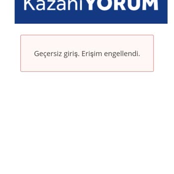 LC Waikiki Kazanıyorum Uygulaması Hata Veriyor