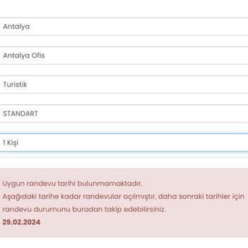 İData İtalya Vize Randevu Sorunu!