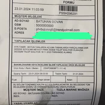 Derimod Malının Arkasında Durmuyor