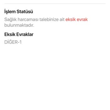 Türkiye Sigorta Eksik Evrak Şikayeti Sürekli Yeni Eksik Evrak İstenmesi