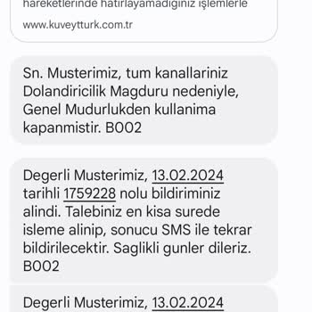 Kuveyt Türk Mağduriyet Üstüne Mağduriyet Yaşatıyor