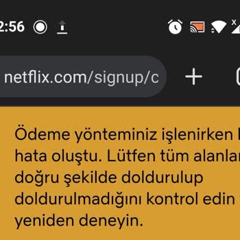 Netflix Kartımdan Para Çekilmesine Rağmen Hata Veriyor