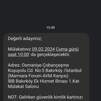 İBB Özel Güvenlik Mülakatı