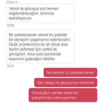 Yemeksepeti Yanlış Ve Eksik Sipariş Hayal Kırıklığı