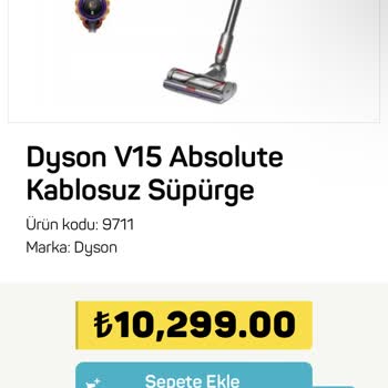 A101 Üzerinden Dyson V15 Siparişi Ve Yaşanan Sorun