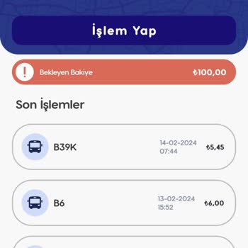 BURULAŞ Online Para Attım Kartıma Para Geçmedi