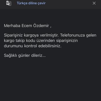 Mia Klinika Ürünüm Kargoya Verildi Fakat Ulaşmadı