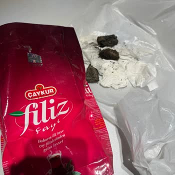 Çaykur Çay Paketindeki Çay Fosilleşmiş