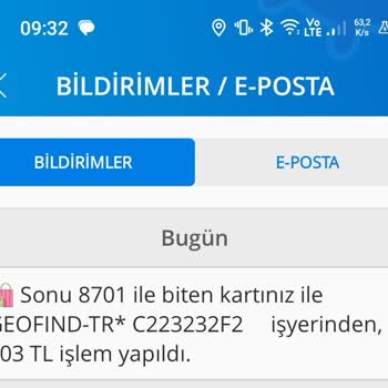 Geofind Uygulamasından Şikayetçiyim. Parti Çekti