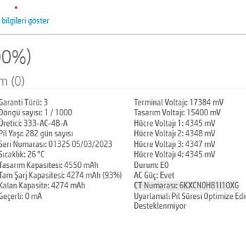 Yeni Alınan HP Victus 16 Batarya Sorunu Ve HP Çözümsüzlüğü