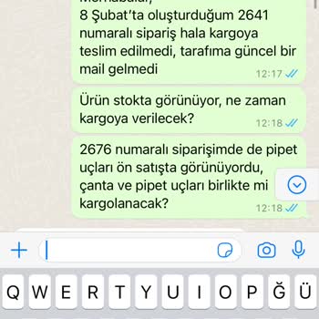 Termos Türkiye Sipariş Rötarı İletişim Sorunu Muhatap Bulamıyorum