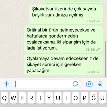 Termos Türkiye Sipariş Rötarı İletişim Sorunu Muhatap Bulamıyorum