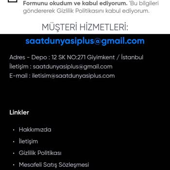 Saatdunyasiplus.com Yanlış Renk Kol Saati Teslimatı