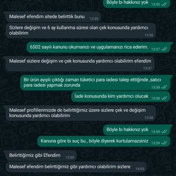 Elfida Moda Defolu Ürünü İade Almayıp Parayı Geri Vermiyorlar