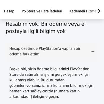Enpara PlayStation Network London GB İzinsiz Para Çekimi
