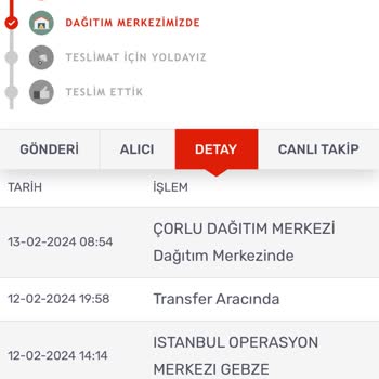 KARGOMsende Dağıtıma Bir Türlü Çıkarılmayan Siparişim