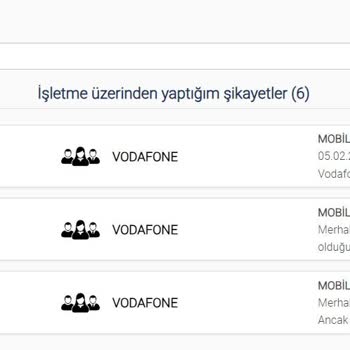 Vodafone Telekomünikasyon Aş (2.653 ₺ Hatalı / Yüksek Fatura Hakkında)