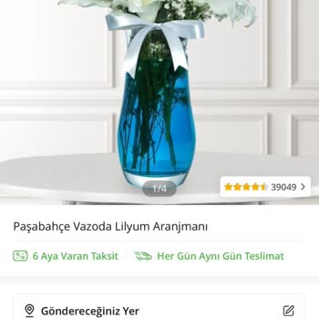 ÇiçekSepeti Çiçek Sepetinin Solmuş Çiçek Göndermesi Görselle Alakasının Olmaması