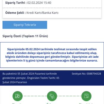 Avansas.com Dan İlk Alışverişimde Siparişlerimi Göndermiyor