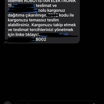 Robotistan Üründen Fazla Kargo Para Talebi