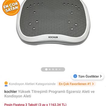Kochler Egzersiz Aleti İade Sorunu