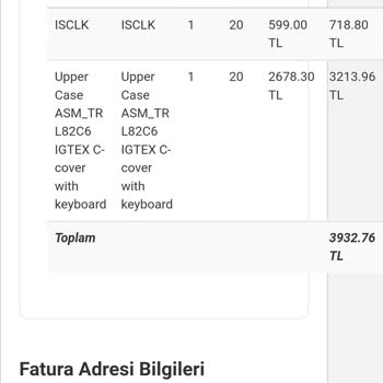 Lenovo Bilgisayar Lenovo Ideapad 3 Klavye Arızası