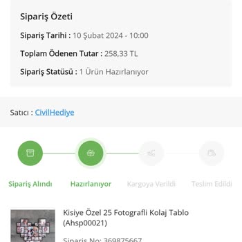 ÇiçekSepeti Teslim Edilmeyen Sipariş