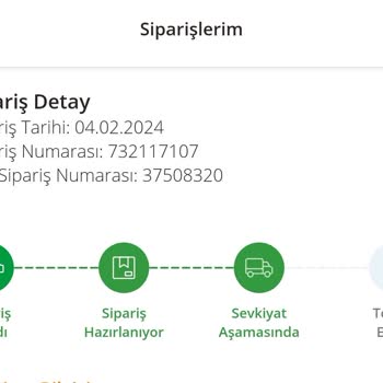 Avansas'tan Gelemeyen Sipariş