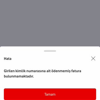 Vodafone Pay Faturam Olmasına Rağmen Faturam Görünmüyor