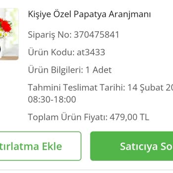 Çiçek Sepeti'nin Göndermiş Olduğu Çiçeklerin Hasarlı Olması