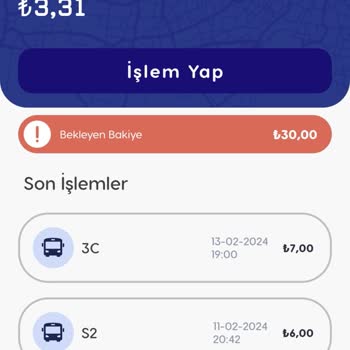 BURULAŞ Bursa Kart Bakiye Sorunun