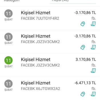 Facebook Adı Altında Kredi Kartımdan Para Çekilmiş