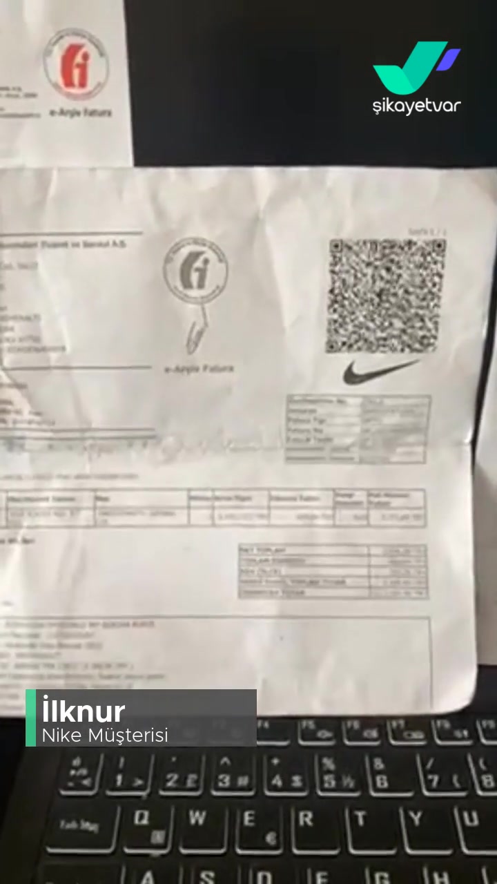 Nike Hatalı Ürün Mağduriyeti videonun kapak resmi