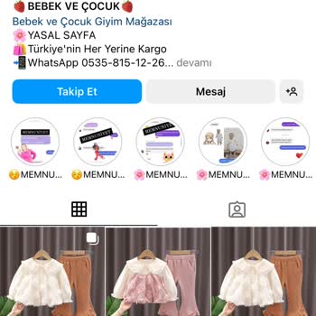 Bebektonkids (Instagram)  Çocuk Kıyafeti Alımı!