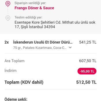 Yemeksepeti Benden İki Kez Para Aldı İade Etmiyor.