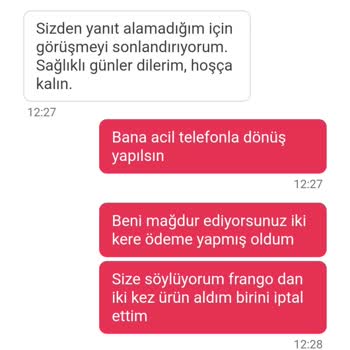 Yemeksepeti Benden İki Kez Para Aldı İade Etmiyor.