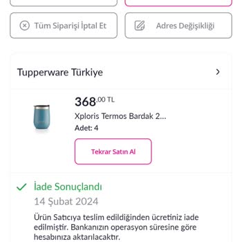 Tupperware Türkiye Ve Saldos Ticaret A. Ş. Den Ve Pazarama