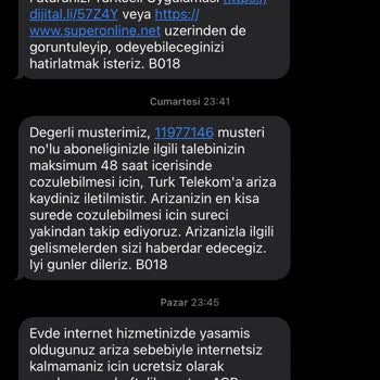 Türk Telekom Altyapı Arızası Yüzünden 1 Haftadır Mağdurum Acil Dönüş.