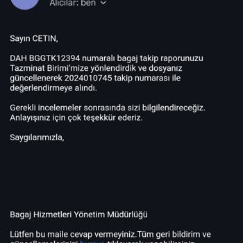 THY Valiz Kayboldu 40 Gün Oldu Ne Bir Dönüş Sağlıyorlar Dalga Geçer Gibi